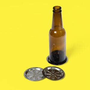 จานรองแก้วสเตนเลสก้นนูน จากัวร์