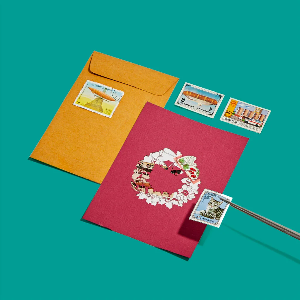 เซ็ตดีไอวายคอลลาจแสตมป์เซียวเซียะกี่