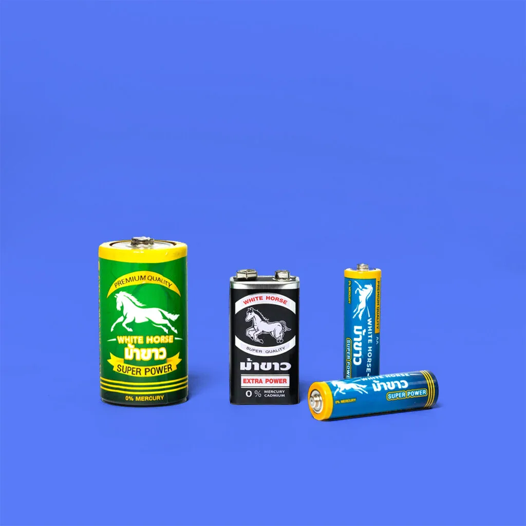 ถ่านไฟฉาย ตราม้าขาว