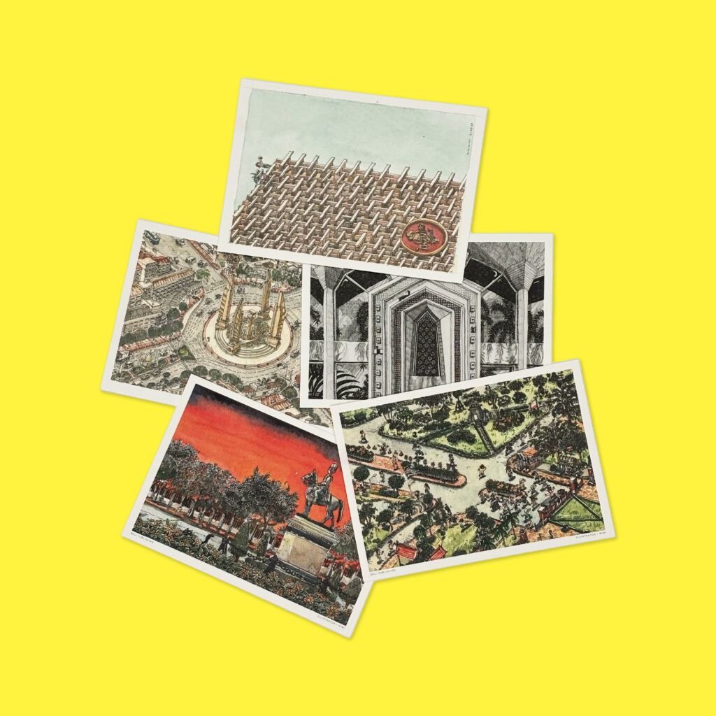 โปสการ์ดสถานที่ในกรุงเทพฯ – mimininii