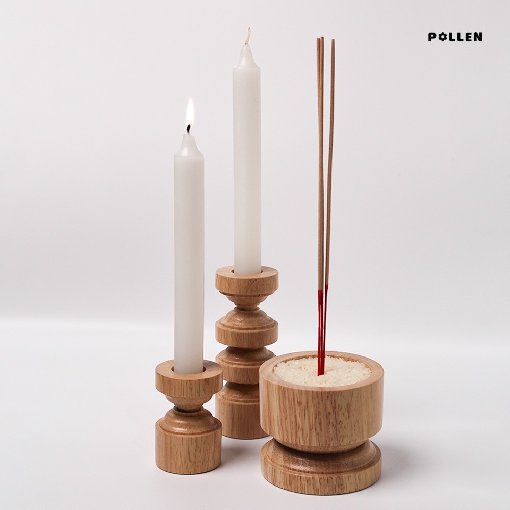 เชิงเทียนและกระถางธูป- Pollen Collection