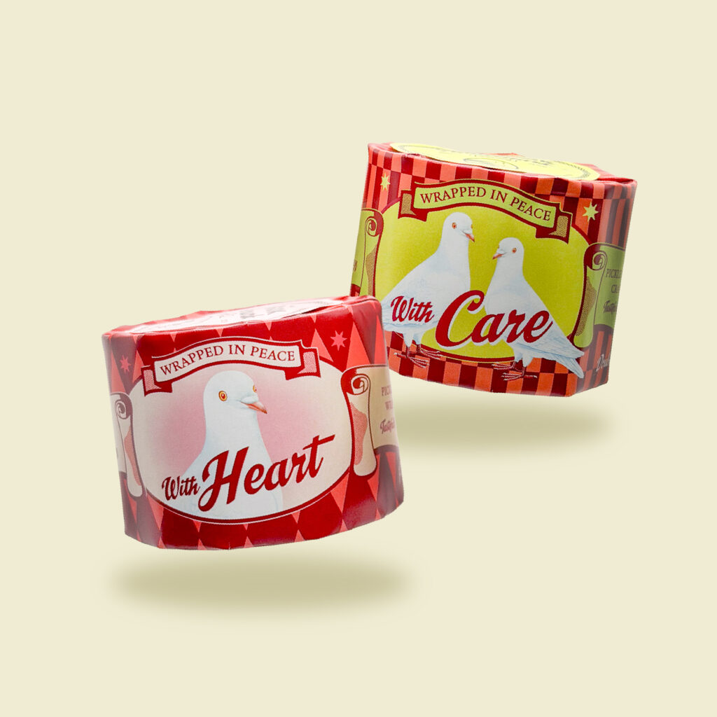 Wrapped in peace x นกพิราบ