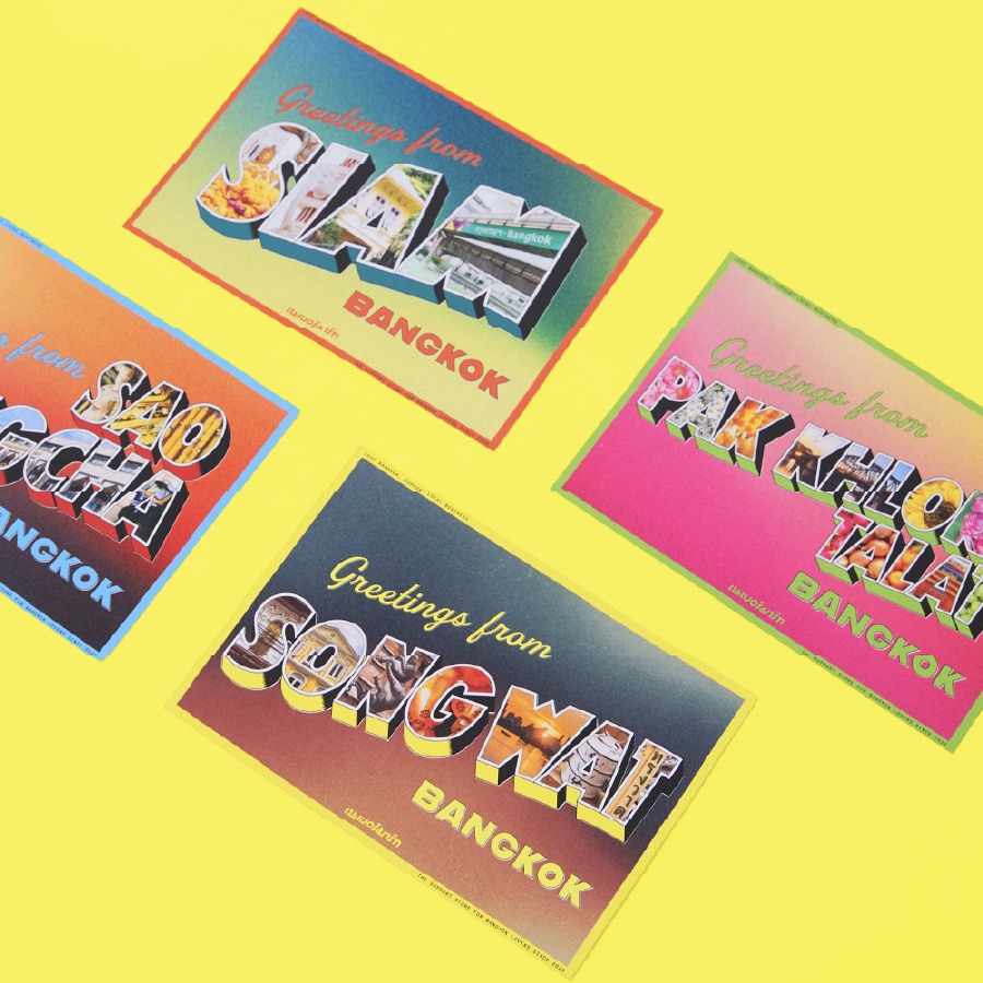 From Bangkok with Local Love Postcard Set